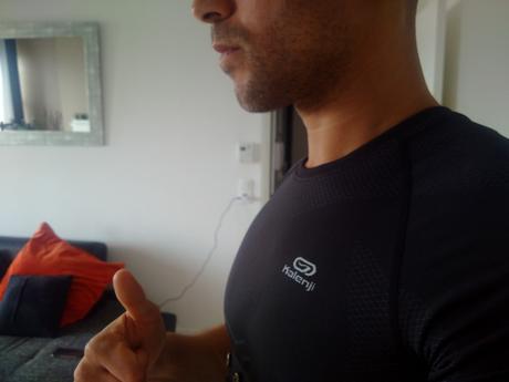 Le GeekSportif : j’ai testé pour vous le tee shirt Kalenji Kiprun Cardio ! IMG_20150919_132947