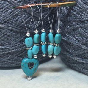 marqueur tricot turquoises Sélection Etsy pour les triconautes !
