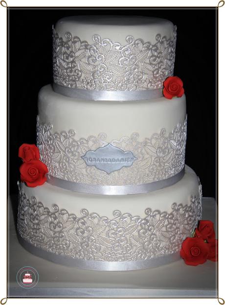 Wedding cake lace ou tout en dentelle Wedding cake lace ou tout en dentelle
