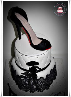 Cake design petite robe noire