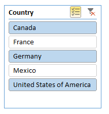 Excel 2016 : Nouveautés, disponibilité et version d’essai Excel 2016 Segments Multi-Select