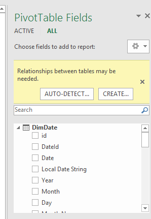 Excel 2016 : Nouveautés, disponibilité et version d’essai Pivot table auto-detect