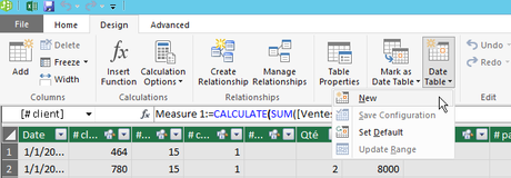 Excel 2016 : Nouveautés, disponibilité et version d’essai Table de dates Power Pivot