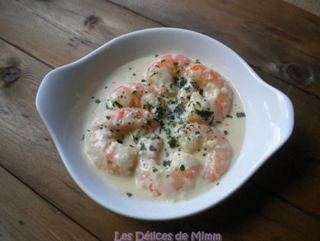 Scampi (ou gambas) à la crème d’ail et au Riesling Scampi (ou gambas) à la crème d’ail et au Riesling 3