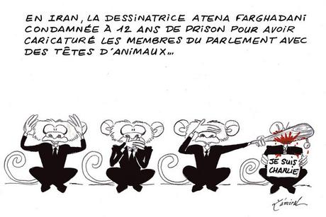 Liberté, je dessine ton nom Atena Farghadani