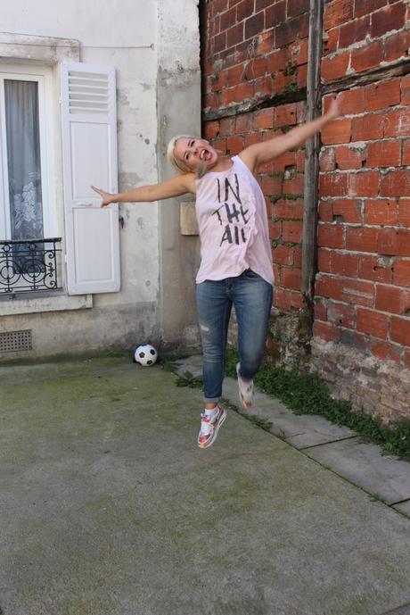 Envie #106 : Ma tenue décontractée et mes baskets fleuries tenue estivale decontractée