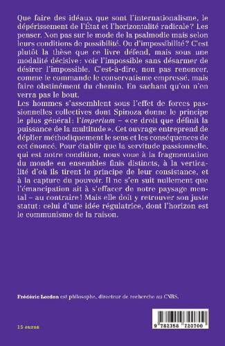 Affects, passions, politique et philosophie avec Frédéric Lordon Affects, passions, politique et philosophie avec Frédéric Lordon