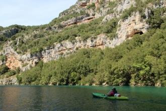 Canoé dans les Basses Gorges du Verdon Canoé dans les Basses Gorges du Verdon