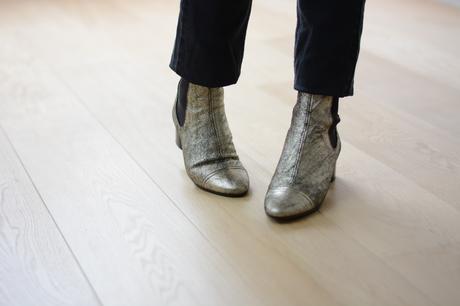 Femme en or … ISABEL MARANT DANAE METALLICS BOOTS FW2015 2