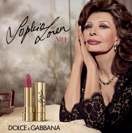 Beauté : Le rouge Sophia Loren de Dolce Gabbana Copyright Dolce & Gabbana compte instagram