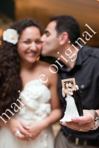 Photos de mariage : différentes et uniques ! figurine-mariage-decor