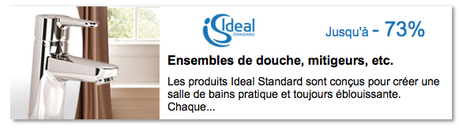Comment économiser de l’argent pour ses travaux ? Vente privé Ideal Sandard sur Batiwiz