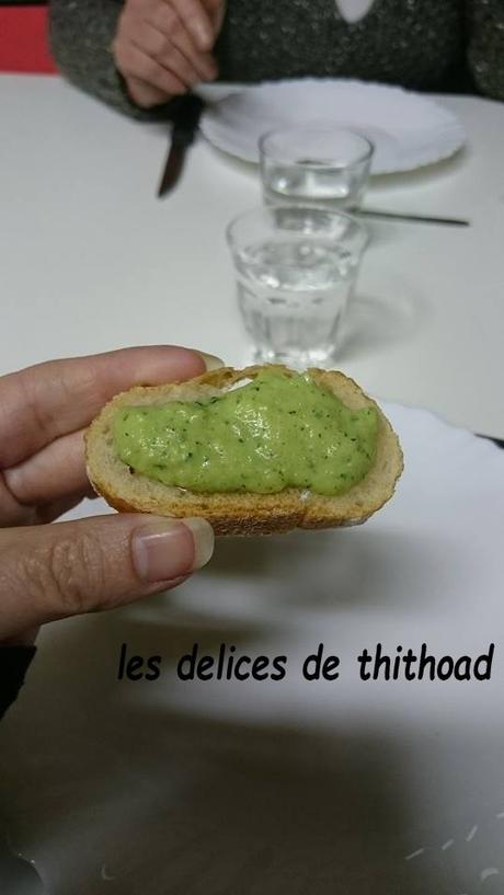 1er cours sur la courgette de l'entrée au dessert