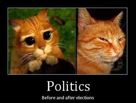 Les rentiers de la gloire politics, before & after elections...