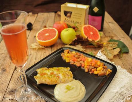Pavé de cabillaud mariné aux agrumes… (Concours pour moi, cadeau pour vous) dos-cabillaud-agrumes-topinambours-marons-pommes-framboizeinthekitchen-1