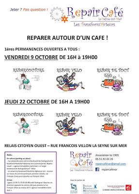 Le 1e Repair Café du Var ouvrira à La Seyne sur Mer !