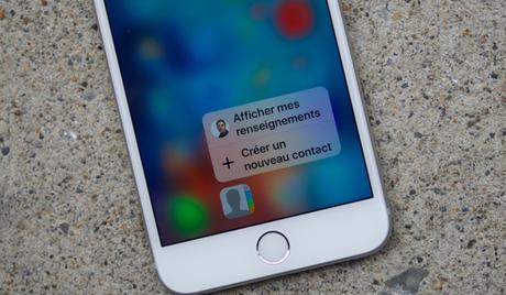 iPhone 6S : quelques astuces lorsque vous utilisez le 3D Touch