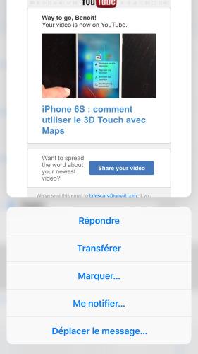 iPhone 6S : quelques astuces lorsque vous utilisez le 3D Touch