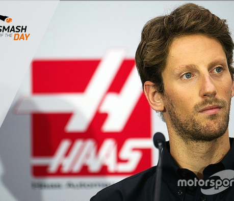 Romain Grosjean is in the « Haas »