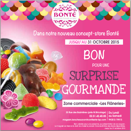 La confiserie Bonté à la Roche sur Yon + une surprise bonté