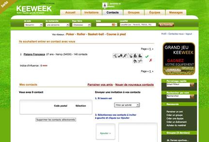 Keeweek : un réseau social sportif keeweek reseaux sociaux