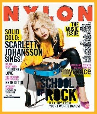 Scarlett Johansson joue rock-star dans NYLON