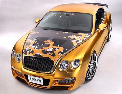 ASI Tetsu GTR : une Bentley Continental GTR en Or