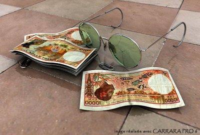 Les Francs pacifiques: des billets superbes un peu