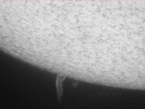 Le Soleil en H-Alpha avec une DMK 31AF03 par Ingmar Glass