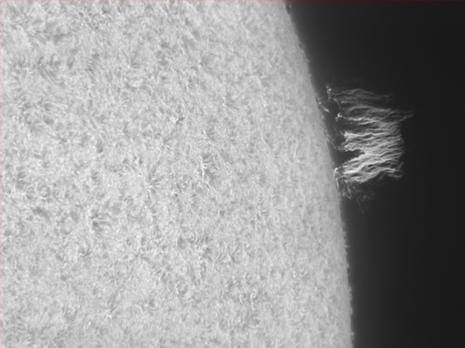 Le Soleil en H-Alpha avec une DMK 31AF03 par Ingmar Glass