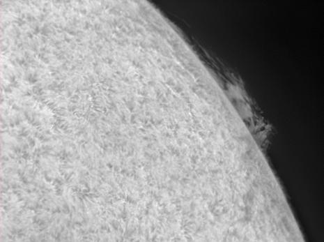 Le Soleil en H-Alpha avec une DMK 31AF03 par Ingmar Glass