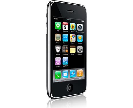 iPhone 3G Avant Noir