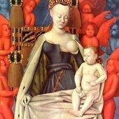 Jean Fouquet : Le nu sacré - La Vierge à l'enfant, vers 1450 - Littérature, Peinture, Récits de voyage Jean Fouquet : Le nu sacré - La Vierge à l'enfant, vers 1450 - Littérature, Peinture, Récits de voyage