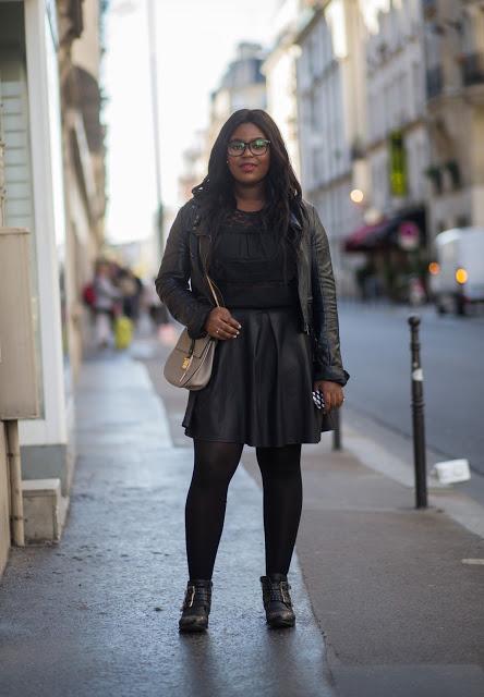 Total look black - Paris Fashion Week