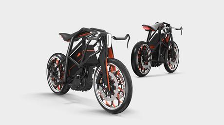 PROJET ÉTUDIANT : KTM ION 2 roues futuriste par Daniel Brunsteiner