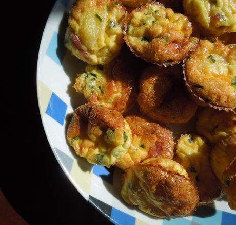 Mini-clafoutis de pomme de terre Mini-clafoutis de pomme de terre