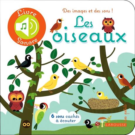 livre sonore les oiseaux - Jean-Sébastien Deheeger - éditions Larousse