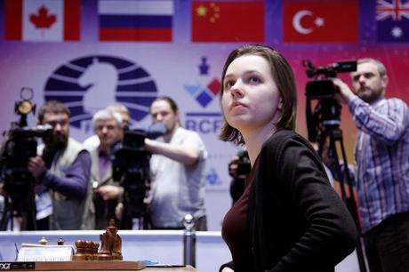 Mariya Muzychuk, la championne du monde d'échecs en titre, participe au grand prix Fide de Monaco - Photo © Nastia Karlovich 