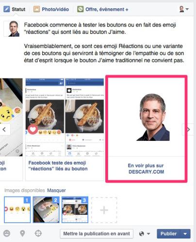 Facebook déploie les carrousels de photos sur les publications de Pages Facebook déploie les carrousels de photos sur les publications de Pages