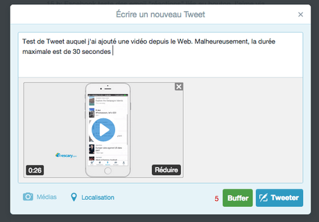 Twitter: ajoutez de la vidéo à vos tweets depuis le Web