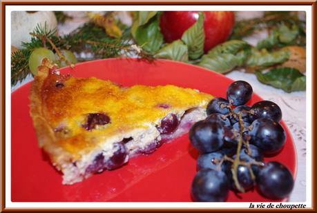 TARTE AUX RAISINS MIGAINE AUX AMANDES tarte aux raisins-37