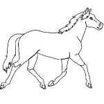 dessin de cheval