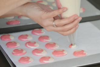 pochez les macarons bicolore