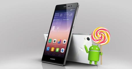 Mise à jour vers Lollipop disponible pour Huawei Ascend P7
