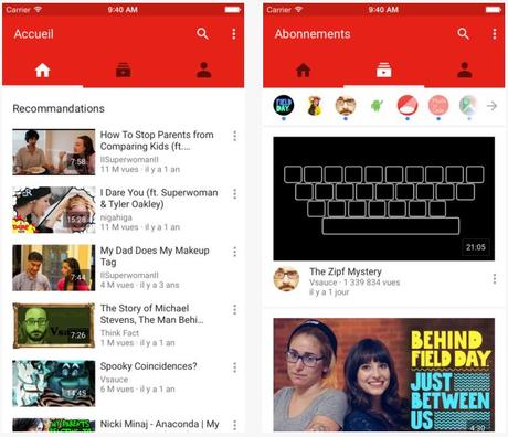YouTube iOS : interface repensée & nouveaux outils de montage Youtube-iOS-iPhone