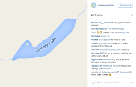 Sad Topographies, le Google Maps pour dépressif Sad Topographies, le Google Maps pour dépressif