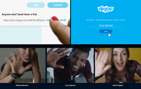 Skype: partagez un lien URL pour créer une conversation de groupe