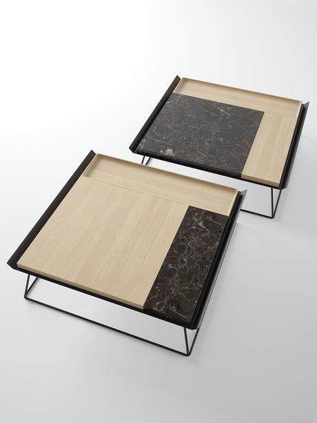 Collection Temple table bois et marbre par Dmitry Kozinenko Collection Temple table bois et marbre par Dmitry Kozinenko