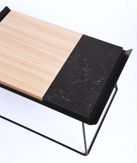 Collection Temple table bois et marbre par Dmitry Kozinenko Collection Temple table bois et marbre par Dmitry Kozinenko