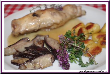 LAPIN AU SERPOLET ET AUX CEPES lapin aux cèpes-108
